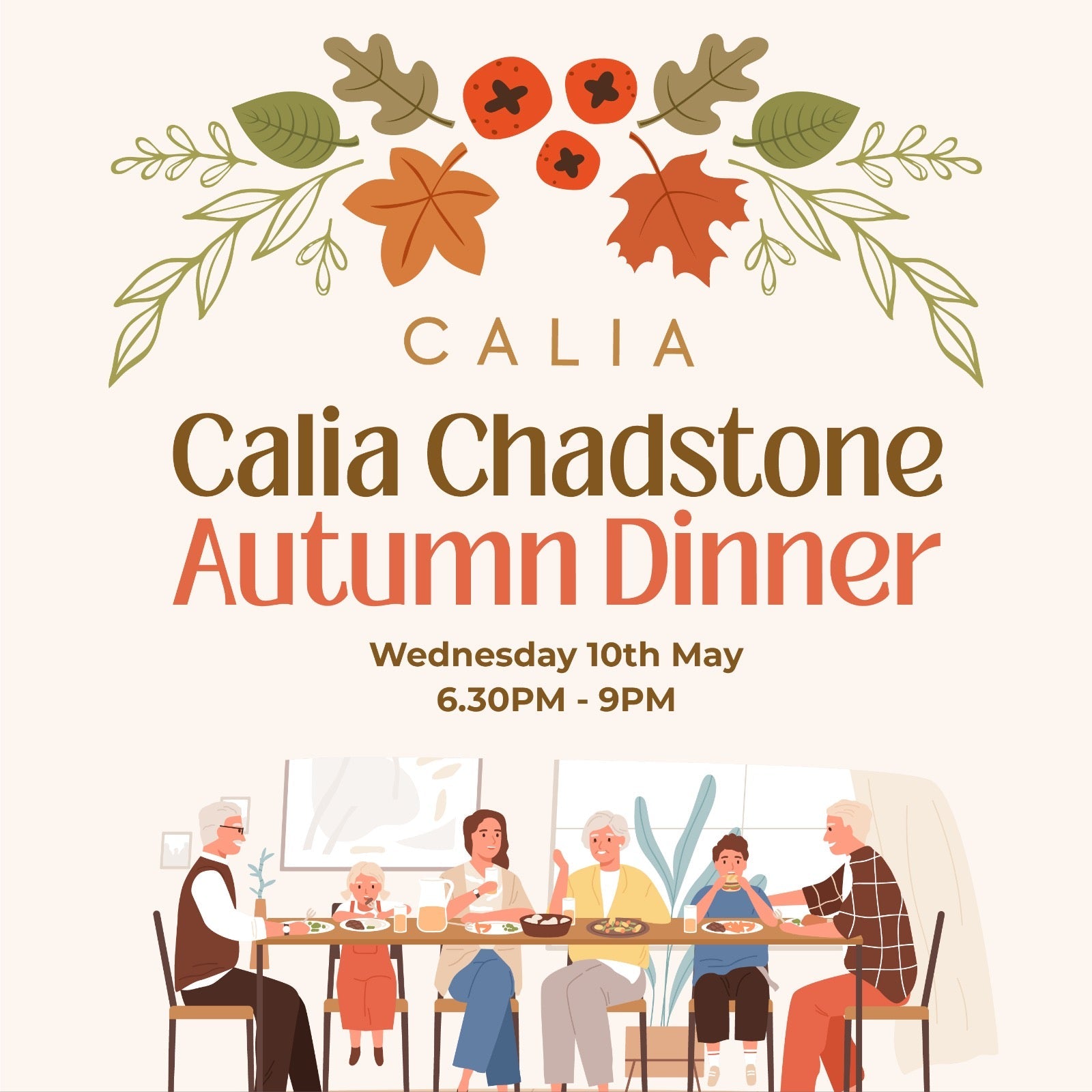 Calia Chadstone Autumn Dinner - Calia