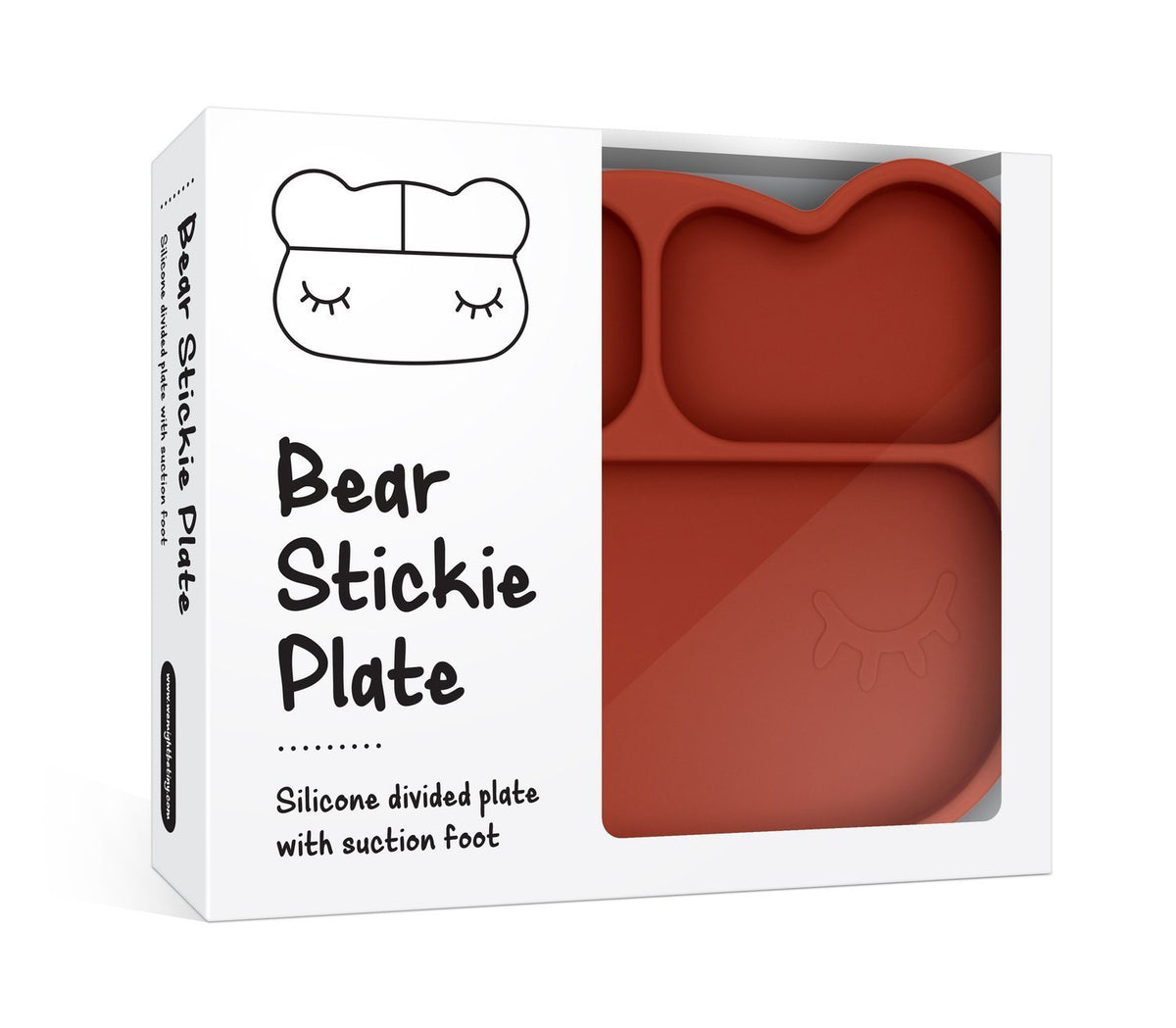 Bear Stickie Plate - Rust - Calia Australia Pty Ltd