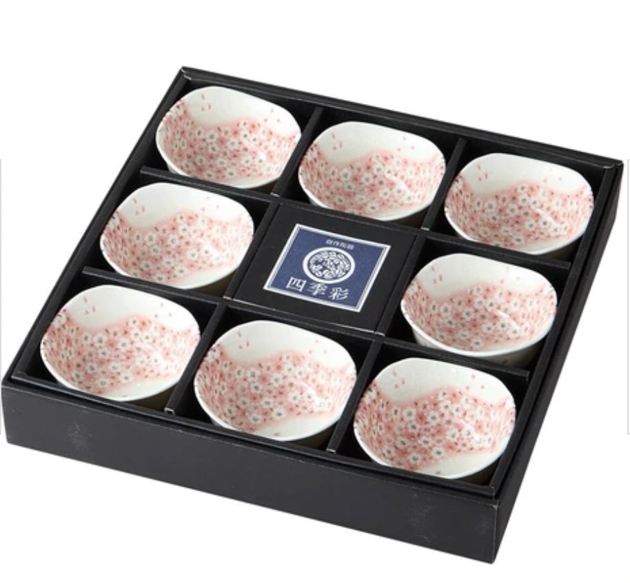 Boxed Sakura Mini Bowls of 8 - Calia
