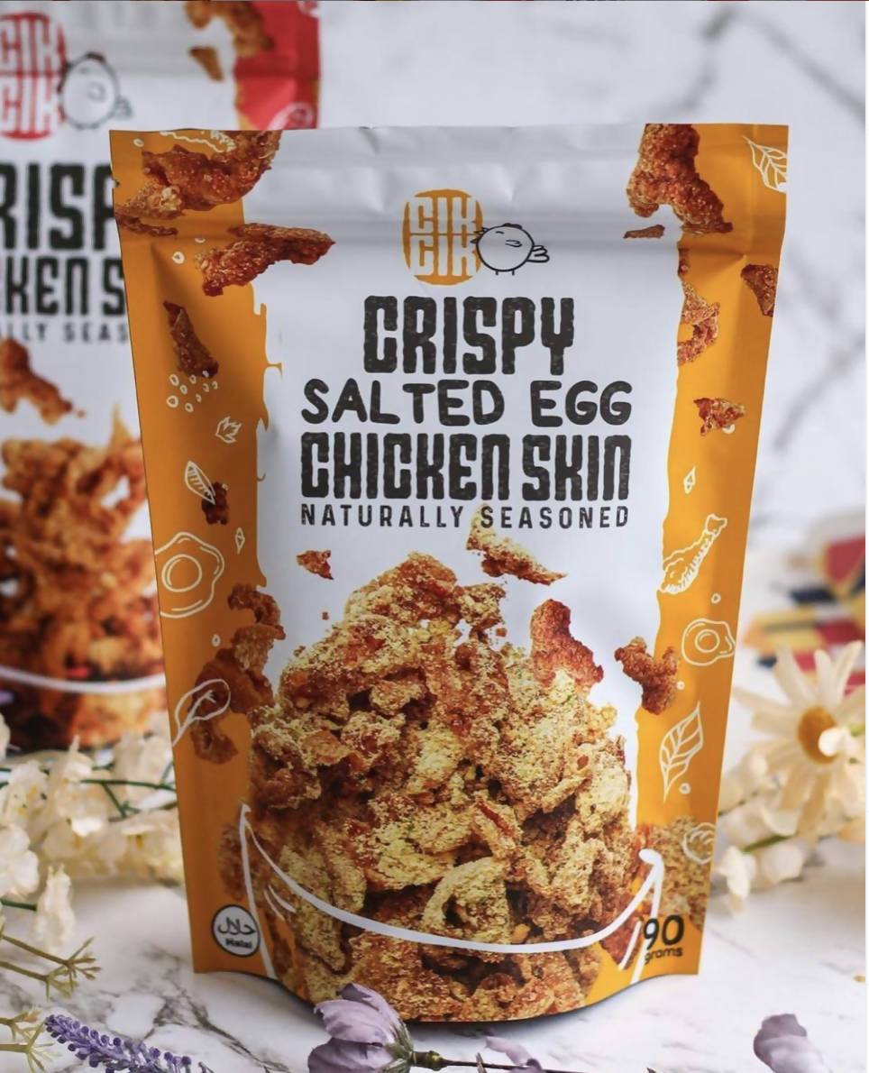 Cik Cik Salted Egg Chicken Skin - Calia