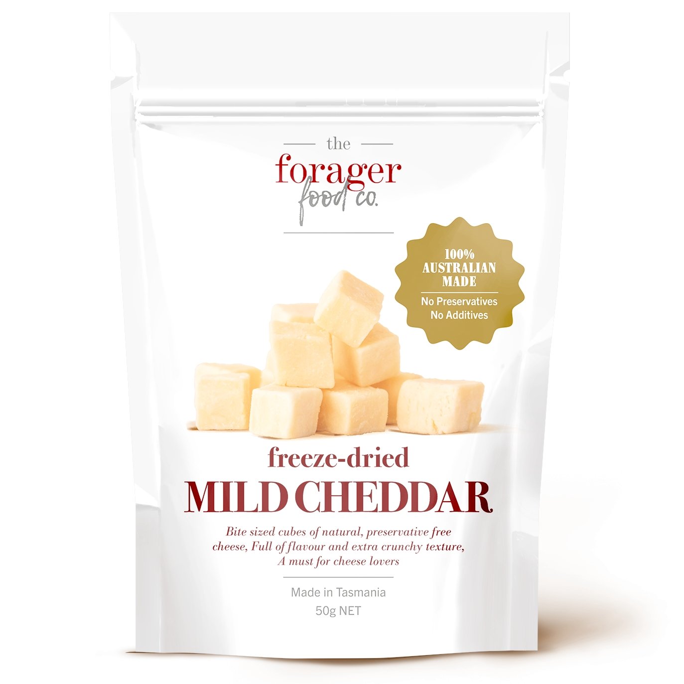 Forager Fruit Freeze Dried Mild Cheddar Cheese - Calia