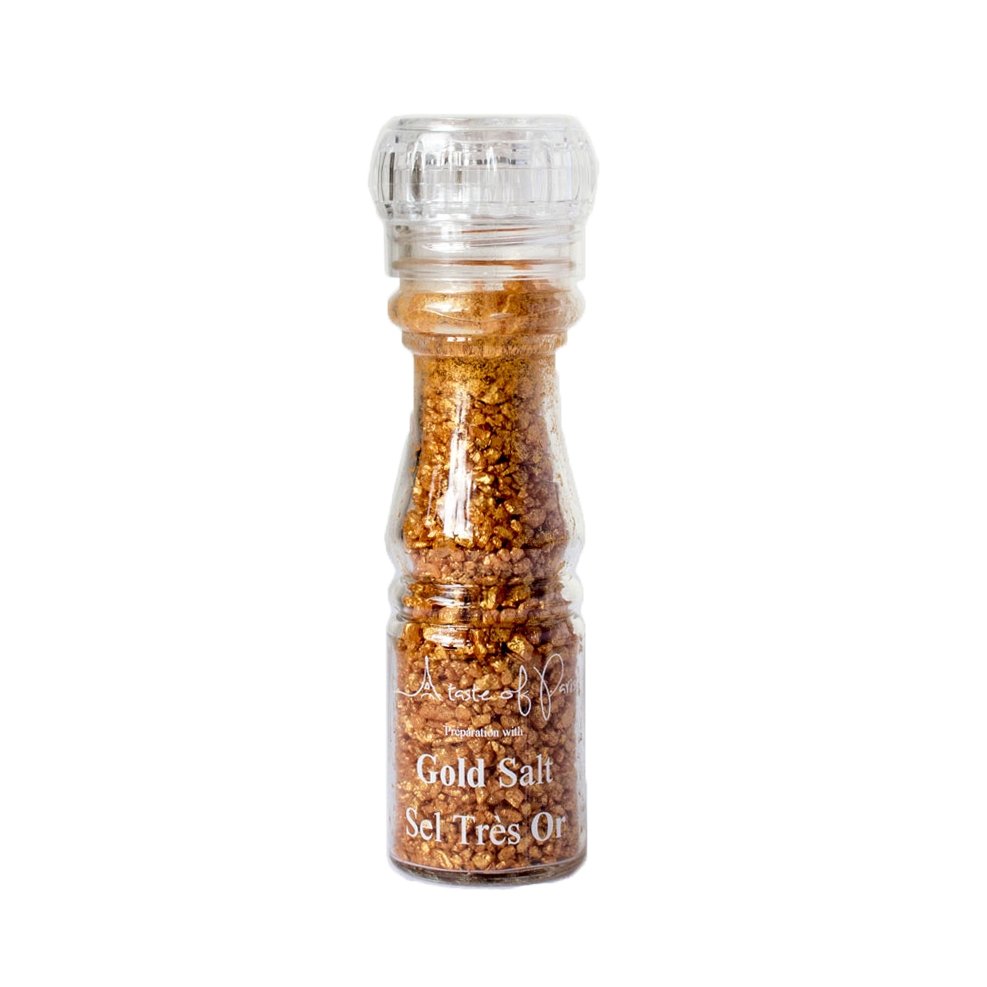 Gold Himalayan Salt with Grinder 145g - Calia Australia Pty Ltd