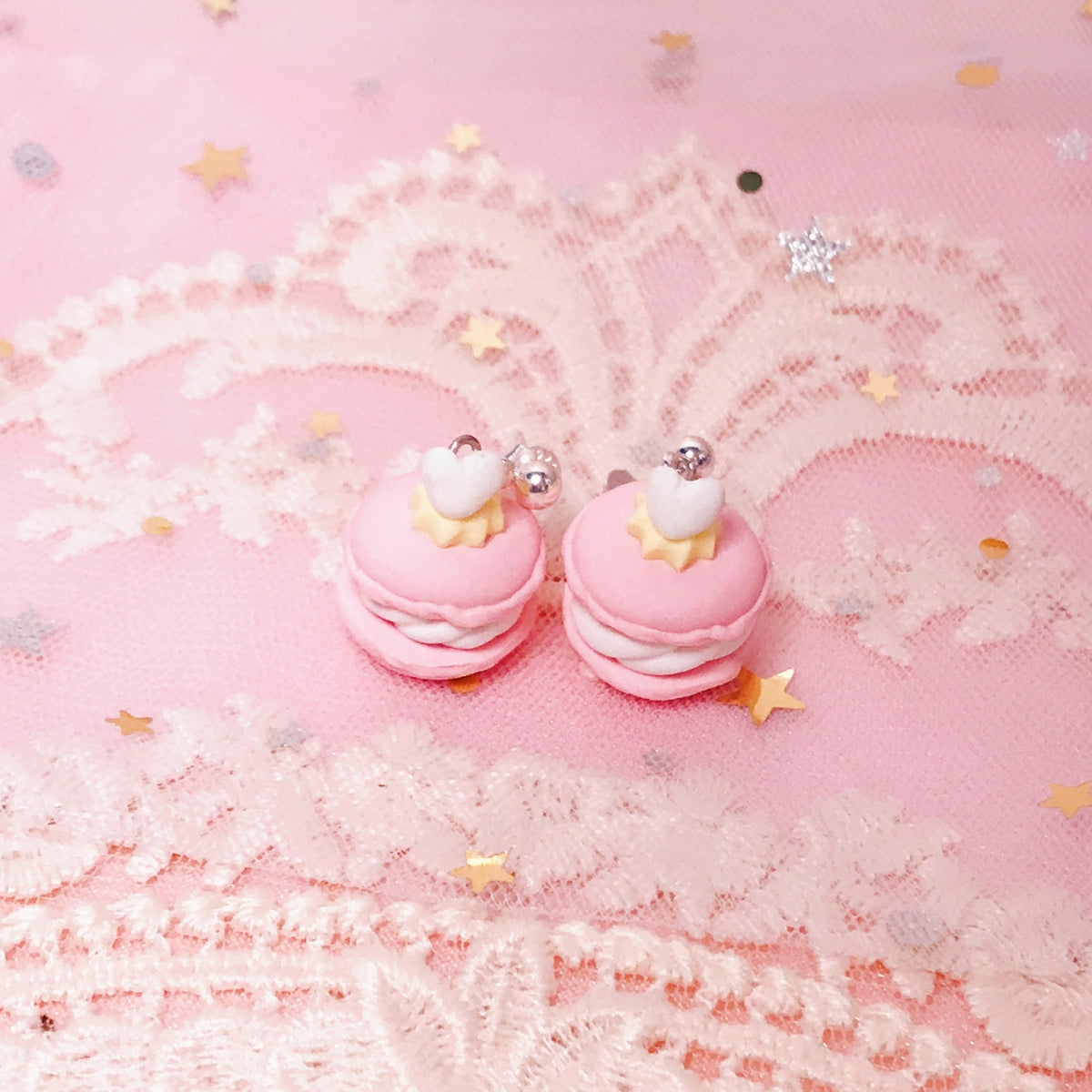 Handmade Macaron Earrings - Calia