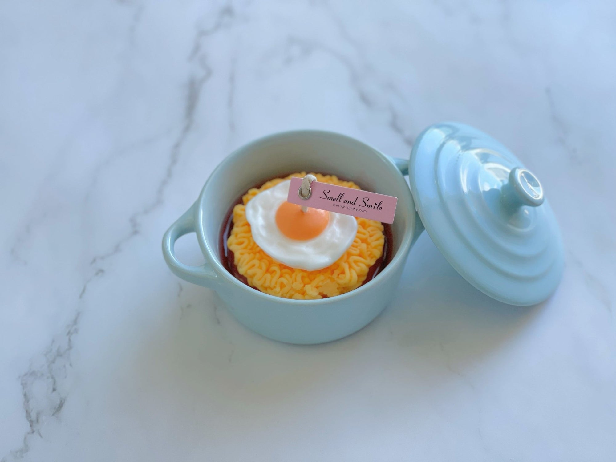 Handmade Ramen Egg Noodle Candle Vegan Friendly - Calia