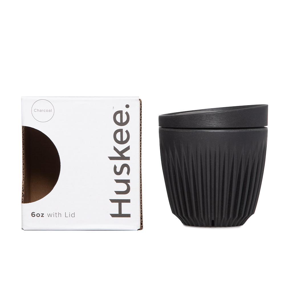 Huskee 6oz Cup and Lid - Charcoal - Calia Australia Pty Ltd