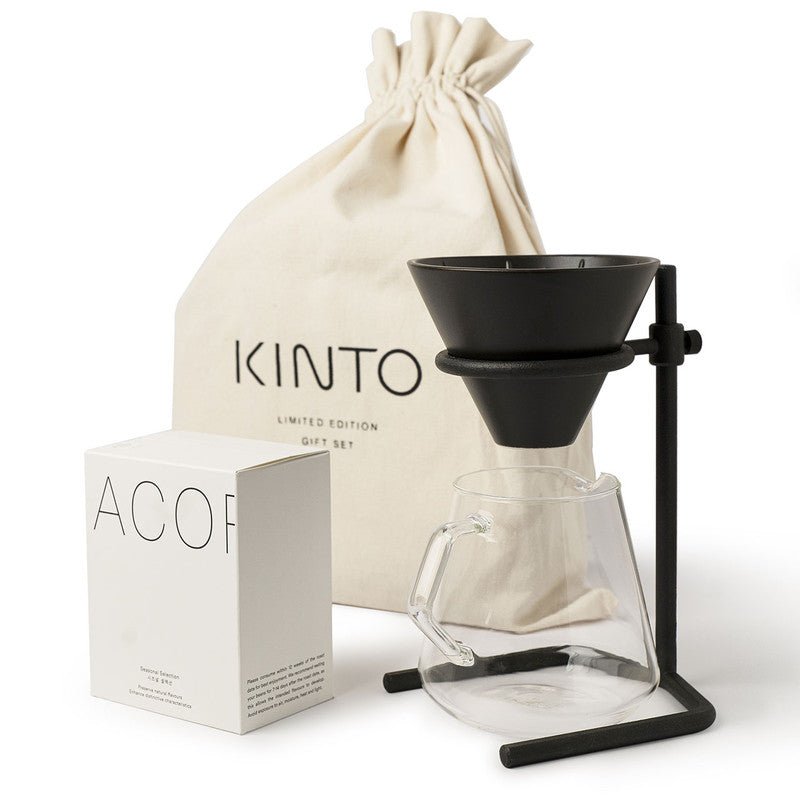 Kinto Gift Set Brewer Stand Set &amp; Yukro Filtered Coffee - Calia