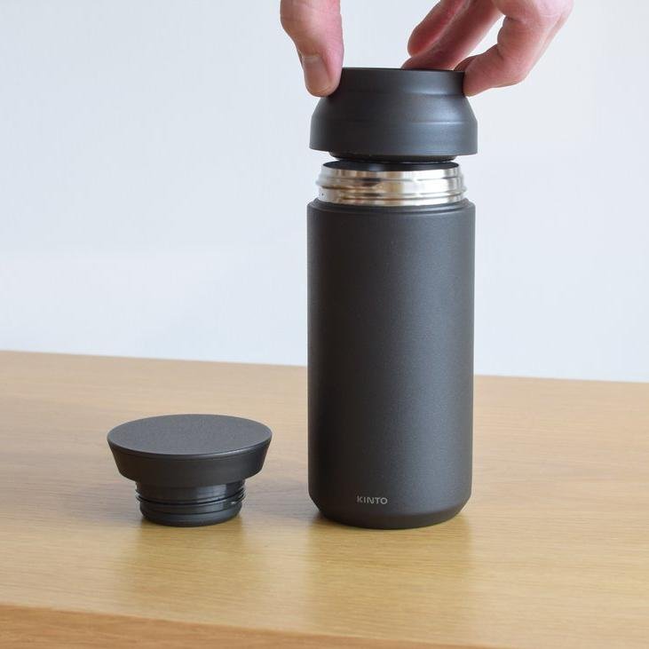 Kinto Travel Tumbler Black 350ml - Calia Australia Pty Ltd