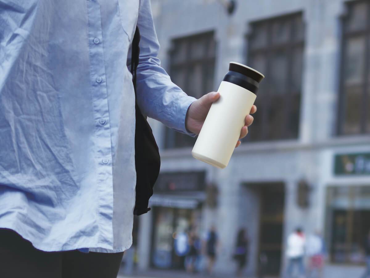 Kinto Travel Tumbler White 350ml - Calia Australia Pty Ltd