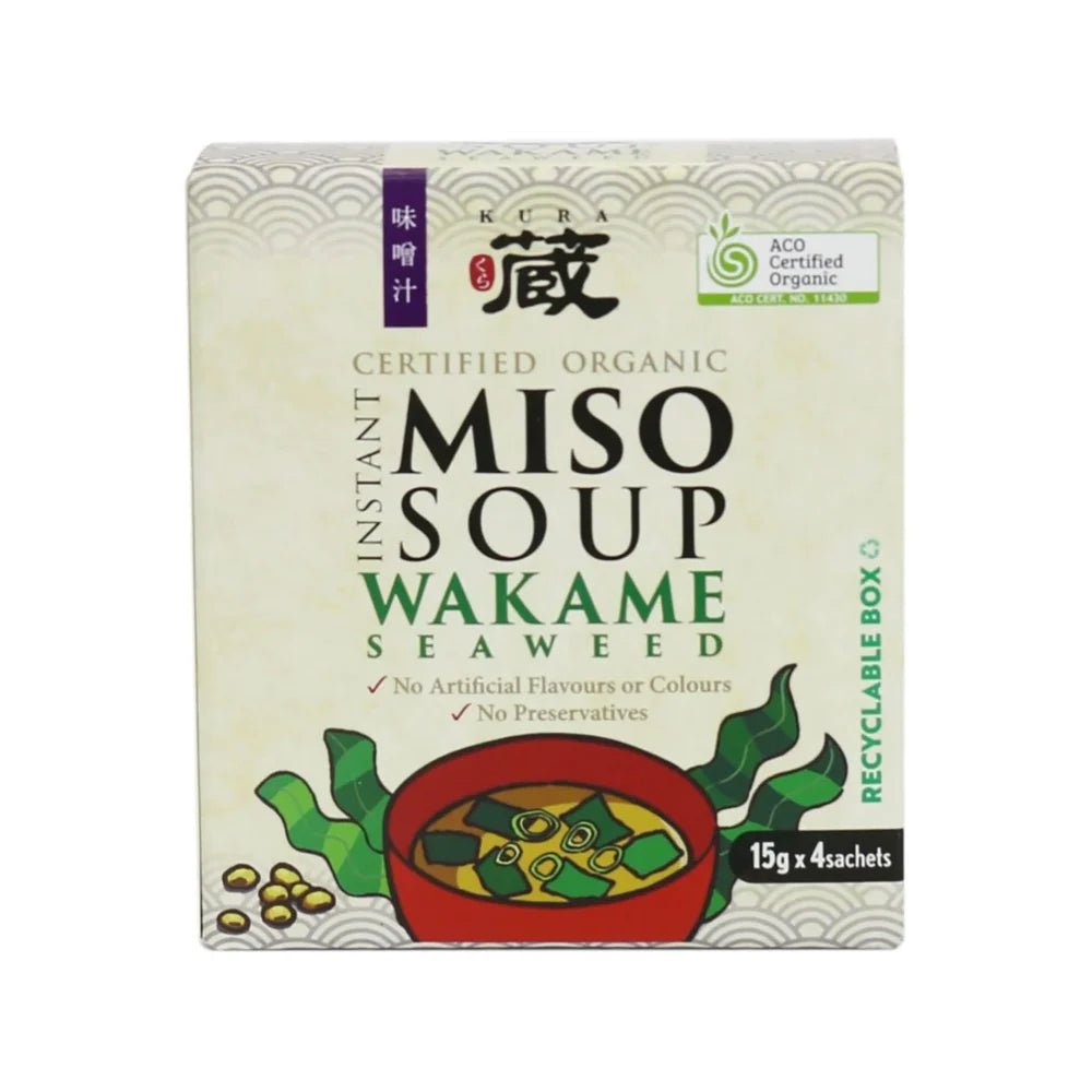 Kura Miso Soup Wakame Seaweed - Calia