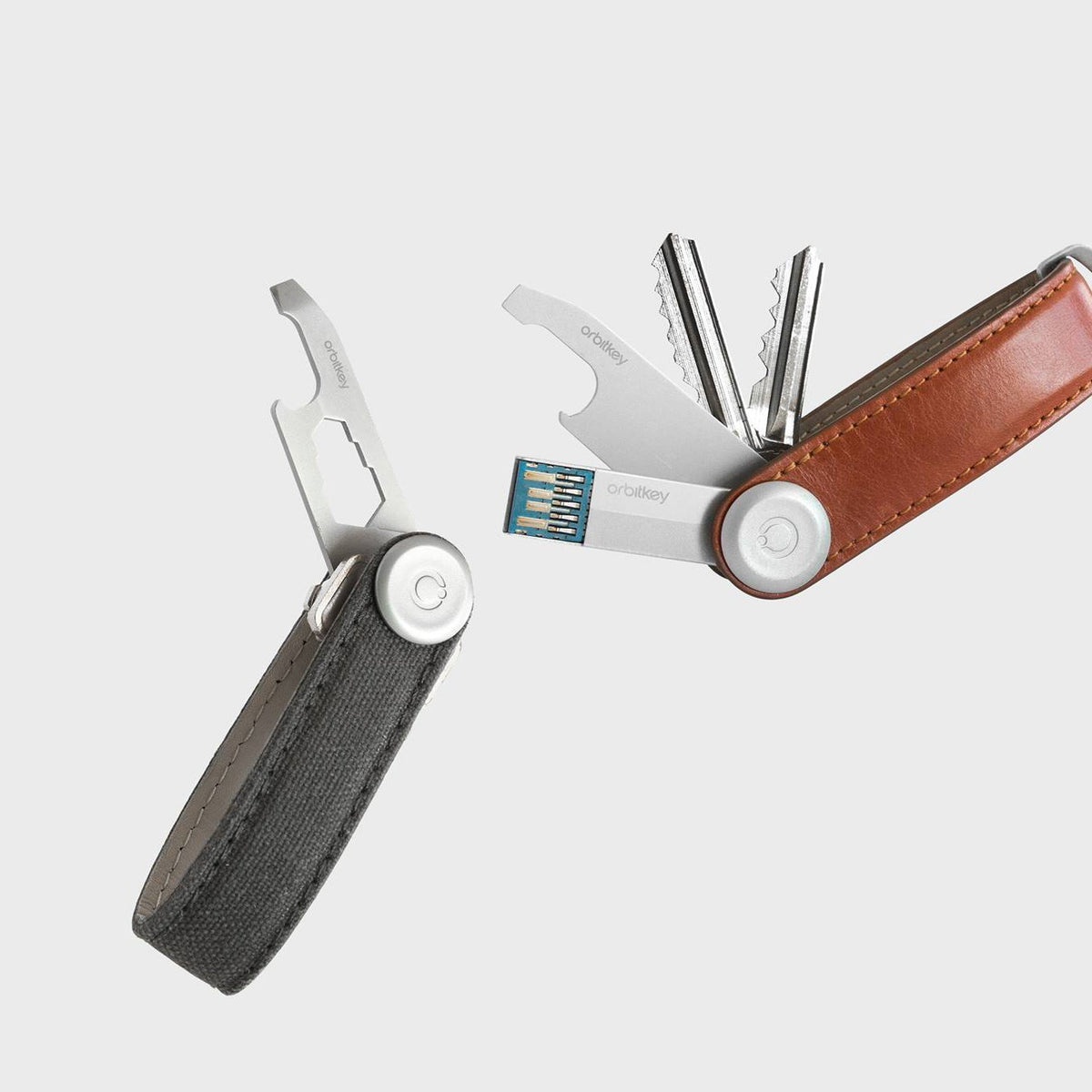 Orbitkey 2.0 Active Key Organiser - Light Grey - Calia Australia Pty Ltd