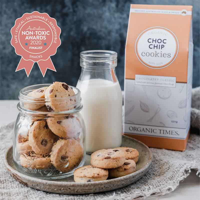 Organic Choc Chip Cookies 150g - Calia