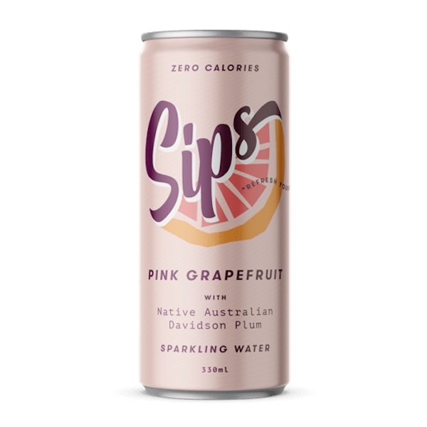 Pink Grapefruit No Sugar Sparkling Water 330ml - Calia Australia Pty Ltd