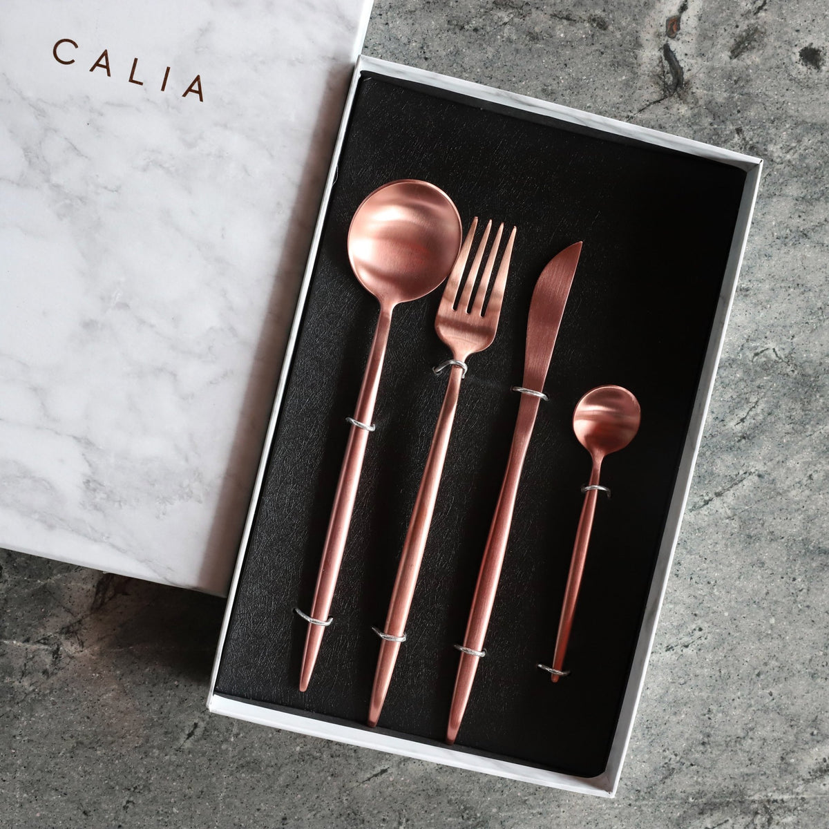 Rose Gold Cutlery Set - Calia Australia Pty Ltd
