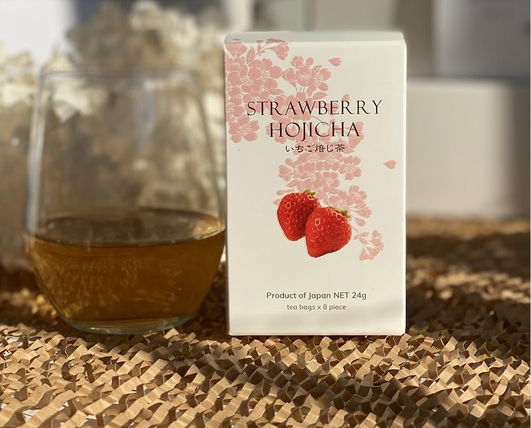 Strawberry Hojicha Tea Bags (3g x 8pcs) - Calia