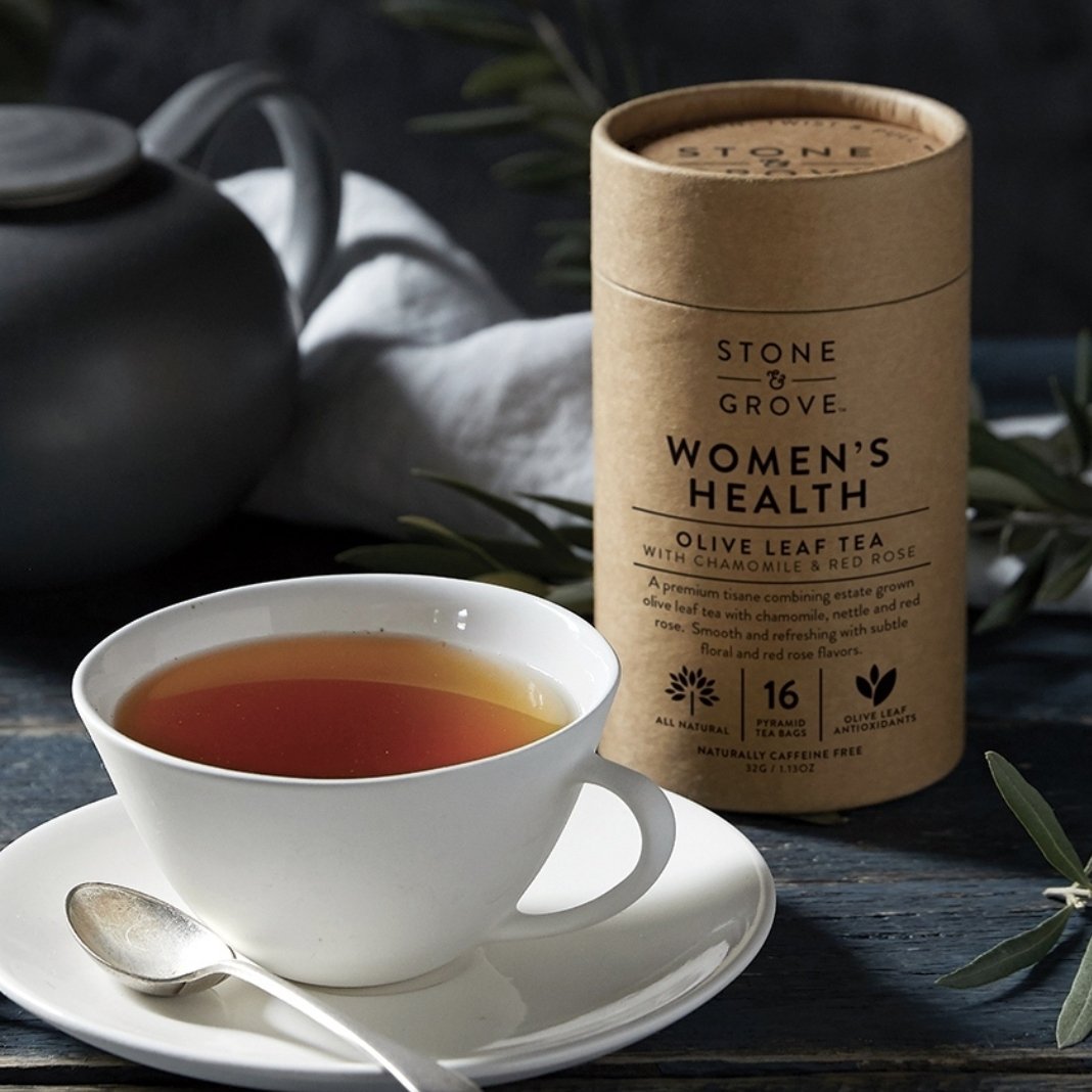 Women&#39;s Health Olive Leaf Tea with Chamomile &amp; Rose Petals - Calia Australia Pty Ltd