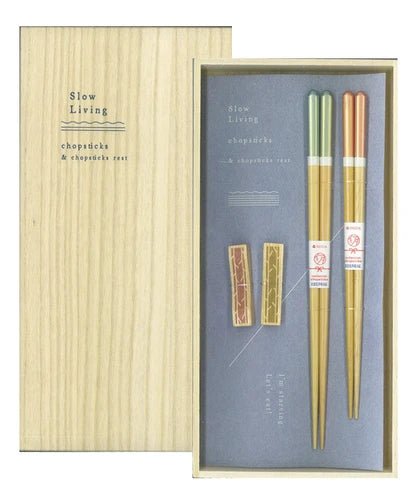 Wooden Gift Boxed Chopstick Set Of 2 - Calia